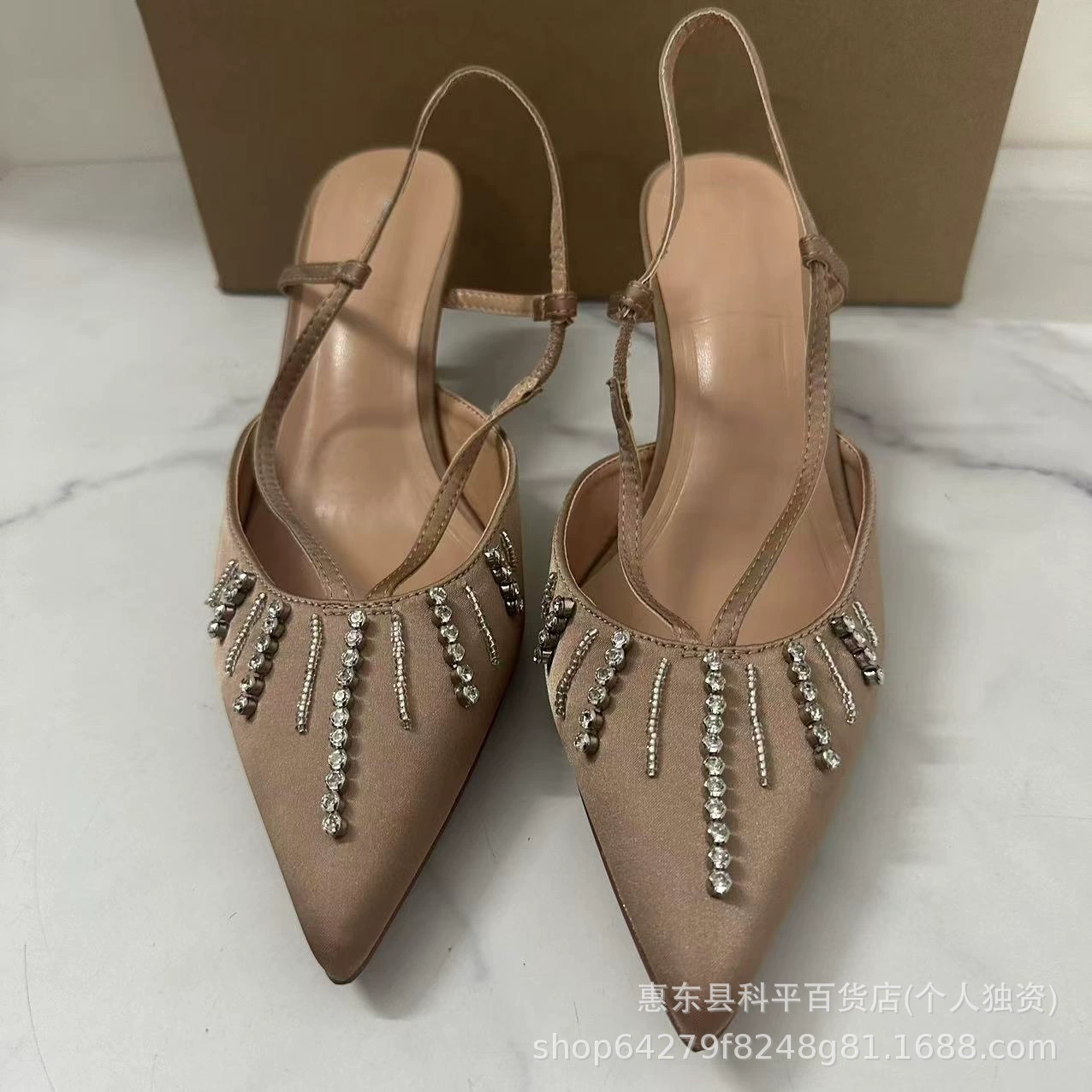 2025 год весна новая стиль pointed toe stiletto высокие каблуки, обтягивающий французский стиль, сексуальные и красивые туфли на пряжке у основания для женщин