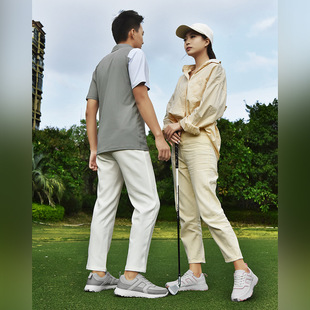 Factory direct sales spring/summer 2024 new golf shoes for men and women couples fixed nails golf shoes