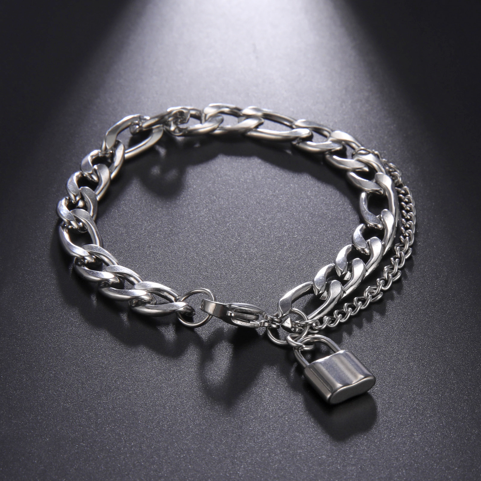 Trend retro pendant stainless steel hip-hop style for men and women