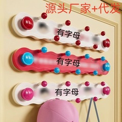 免打孔吸盘粘钩门后联排挂钩不伤门排钩浴室厨房玄关卧室置物架
