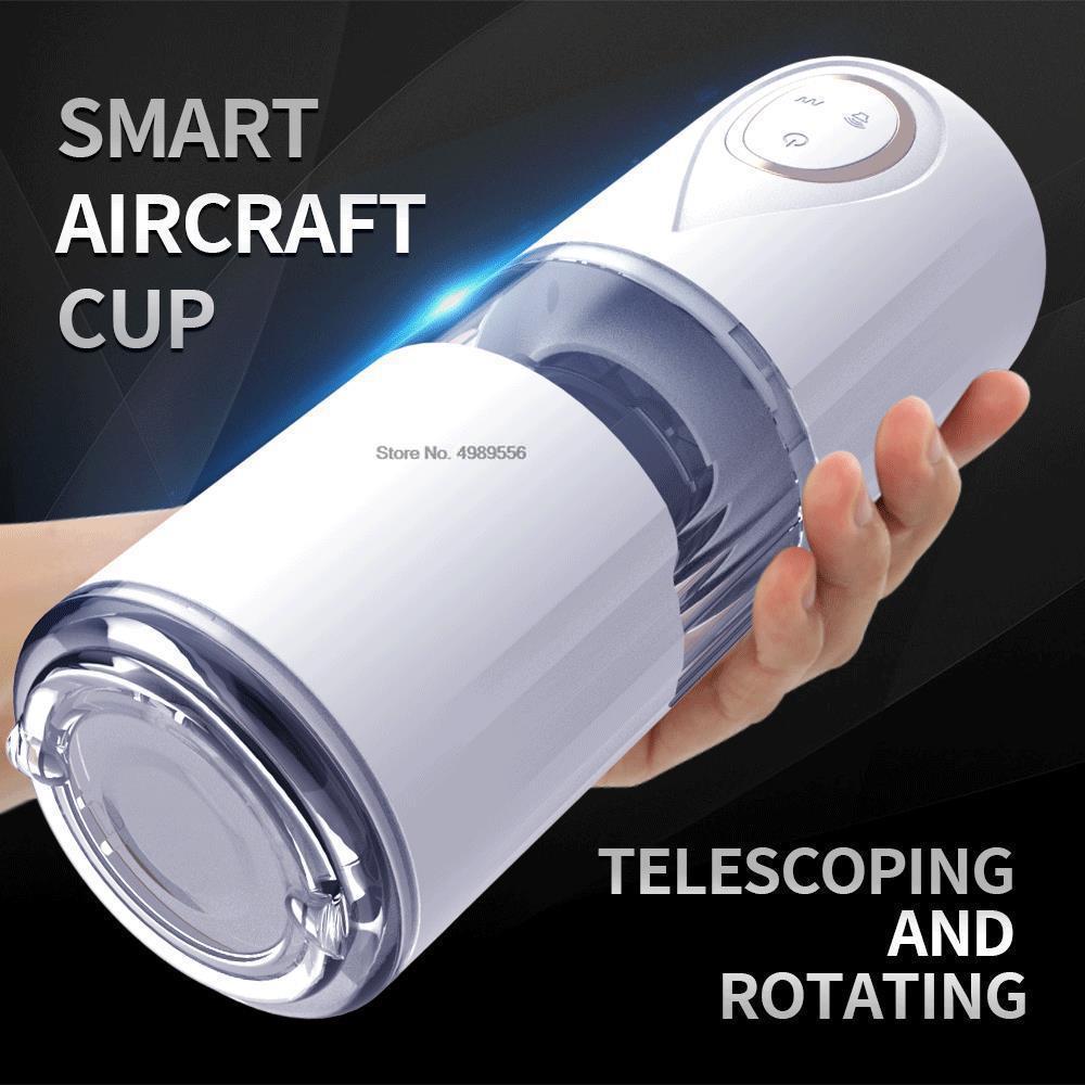 DMM Touch Five Generation T5 Elektrischer Masturbator für Männer, vollautomatisch, teleskopisch, drehbar, mit Saugnapf, Flugzeugform, Sexspielzeug für Erwachsene_voghion.com