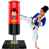 customized Boxing Sandbag vertical children Taekwondo household sucker Tumbler train equipment Sanda Fight Sandbag