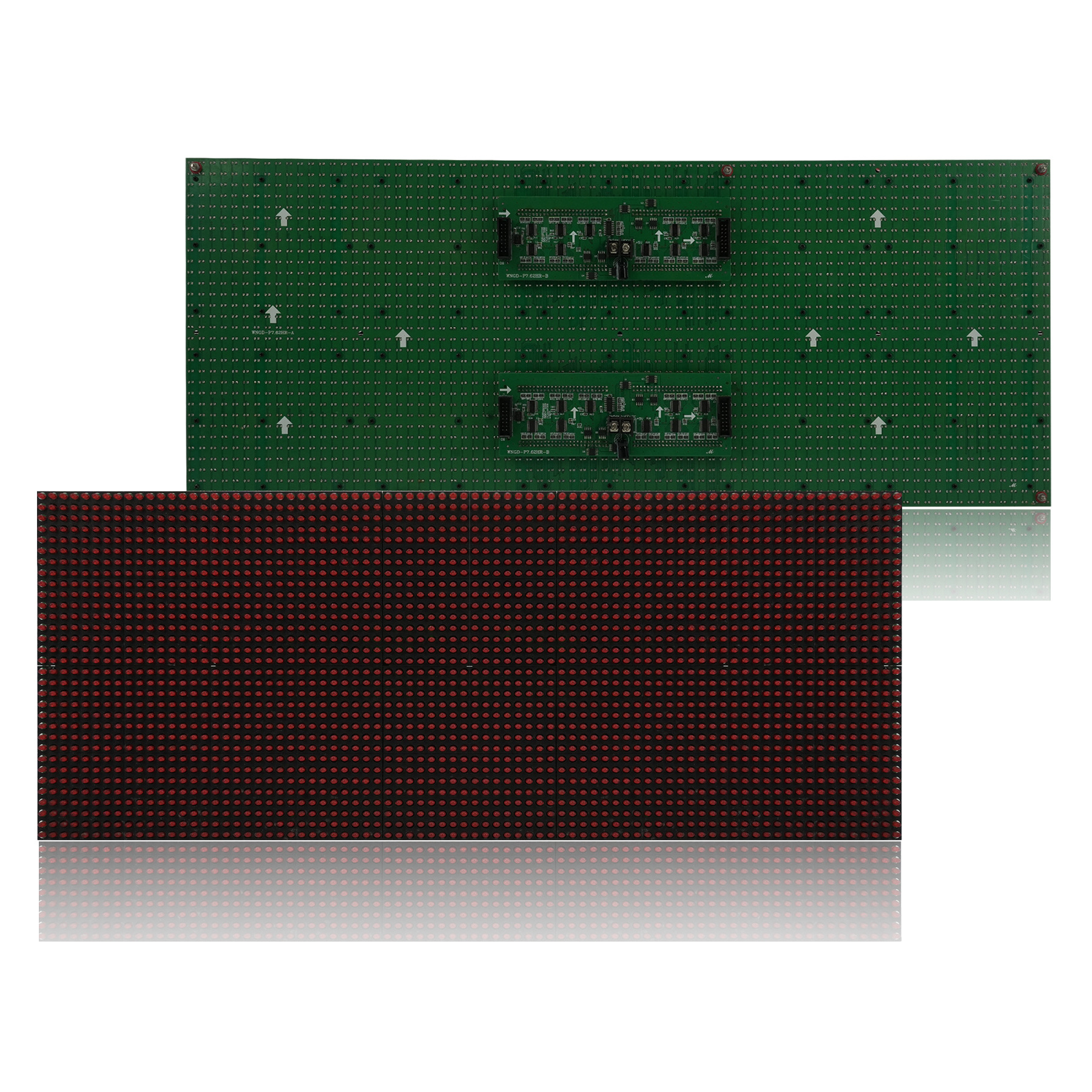 ��ͨ��ʾ��P7.62��ɫ�ӳ���ư뻧�ⵥԪ��ģ��