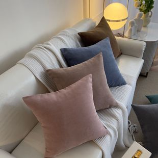Ins Style Chenille Pillow/Herringbone Internet Celebrity Living Room Sofa Bedroom Cushion Cover