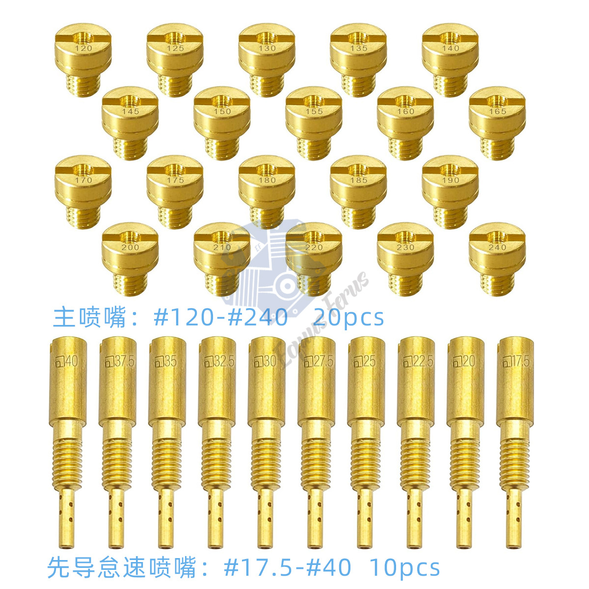 Suitable for Mikuni N100.604 Vm28/486 Fuel Injector Main/Idle Flow Hole Hs Hsr Rs Tm Vm