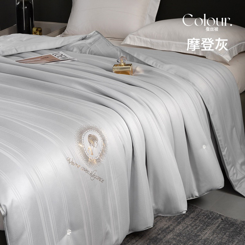 夏用掛け布団、夏用掛け布団、エアコン掛け布団、ジャガード掛け布団、厚手冬用掛け布団、桑絹掛け布団芯、シルク掛け布団ギフト|undefined
