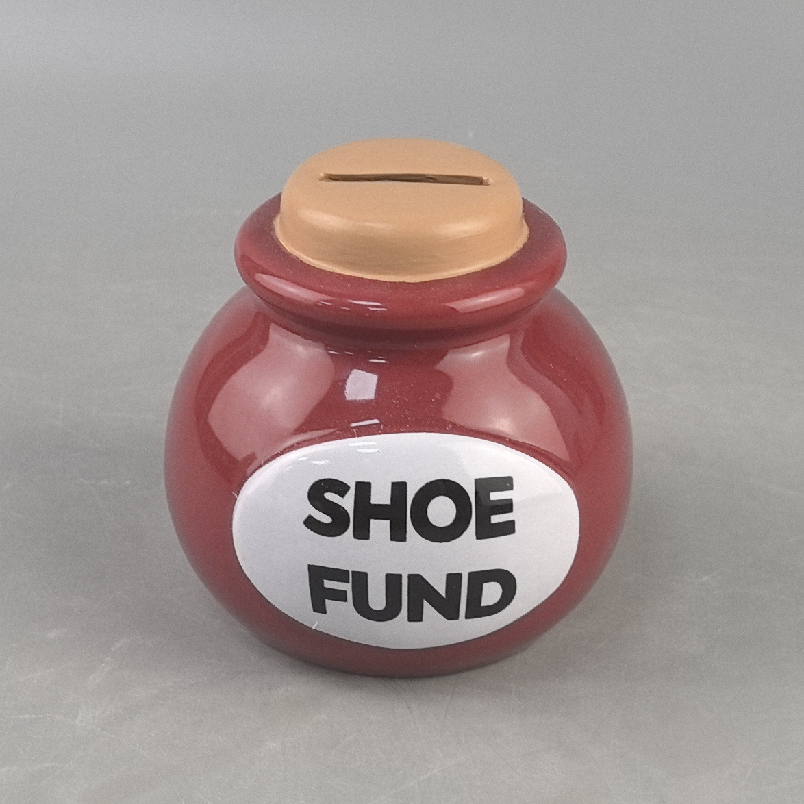 La hucha de bolas de cerámica solo puede entrar y no puede ser personalizada, artesanías creativas, decoraciones para el hogar, cerámica personalizada