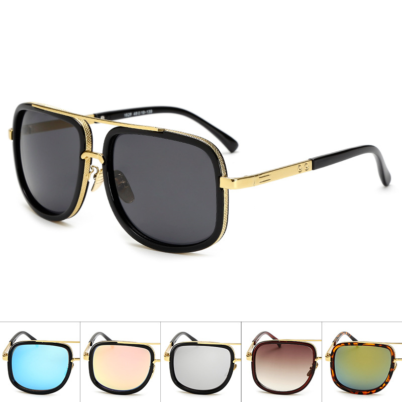 Tijia Men's Women's Metal Trendy Sunglasses, Popular On , Fashionable Retro European And American Sunglasses_voghion.com