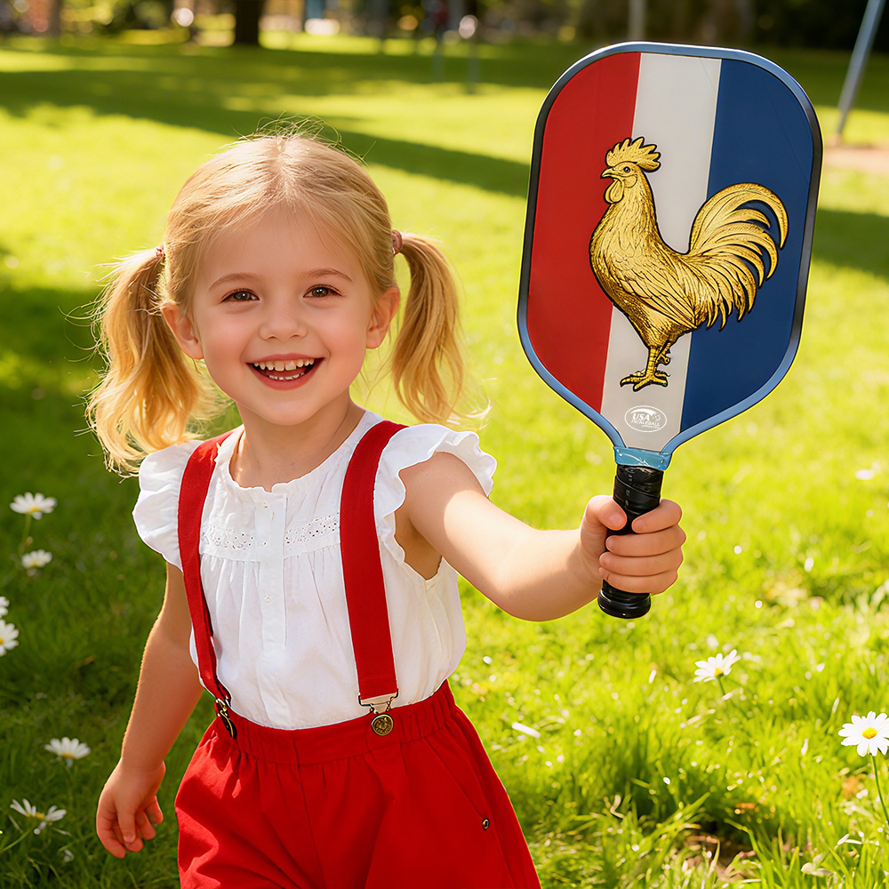 New Kidsren's Pickleball Racket Cartoon Fiberglass Set Carbon Fiber Pickleball Source Factory Customization