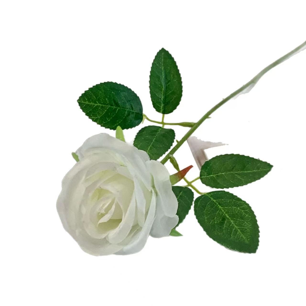Flores de simulación transfronteriza tela de terciopelo rosas flores falsas decoración de boda flores artificiales adornos regalos de día de San Valentín cascada flores
