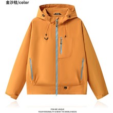 7870新款2025户外冲锋衣外套男女新款春秋防风防水登山服夹克情侣