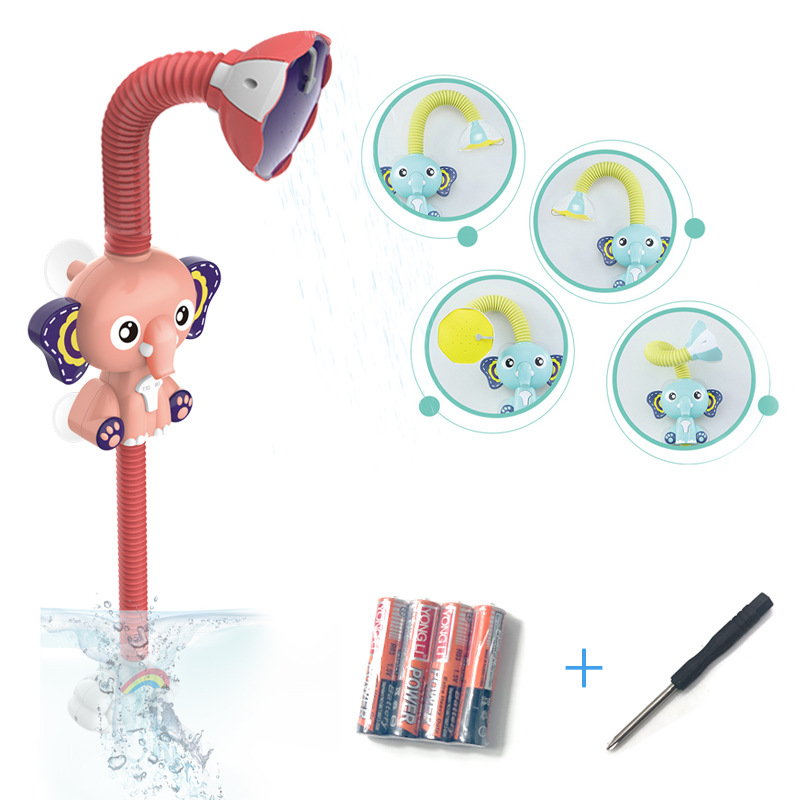 Envío libre de agua eléctrica rábano ducha submarina rociador interior para niños bebé baño Juguetes