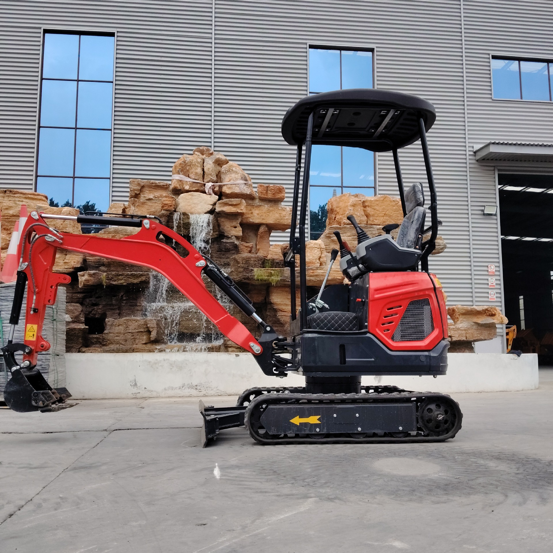 Excavadora de demolición de ingeniería, microexcavadora agrícola, gancho de ingeniería, excavadora pequeña de 1.8 toneladas