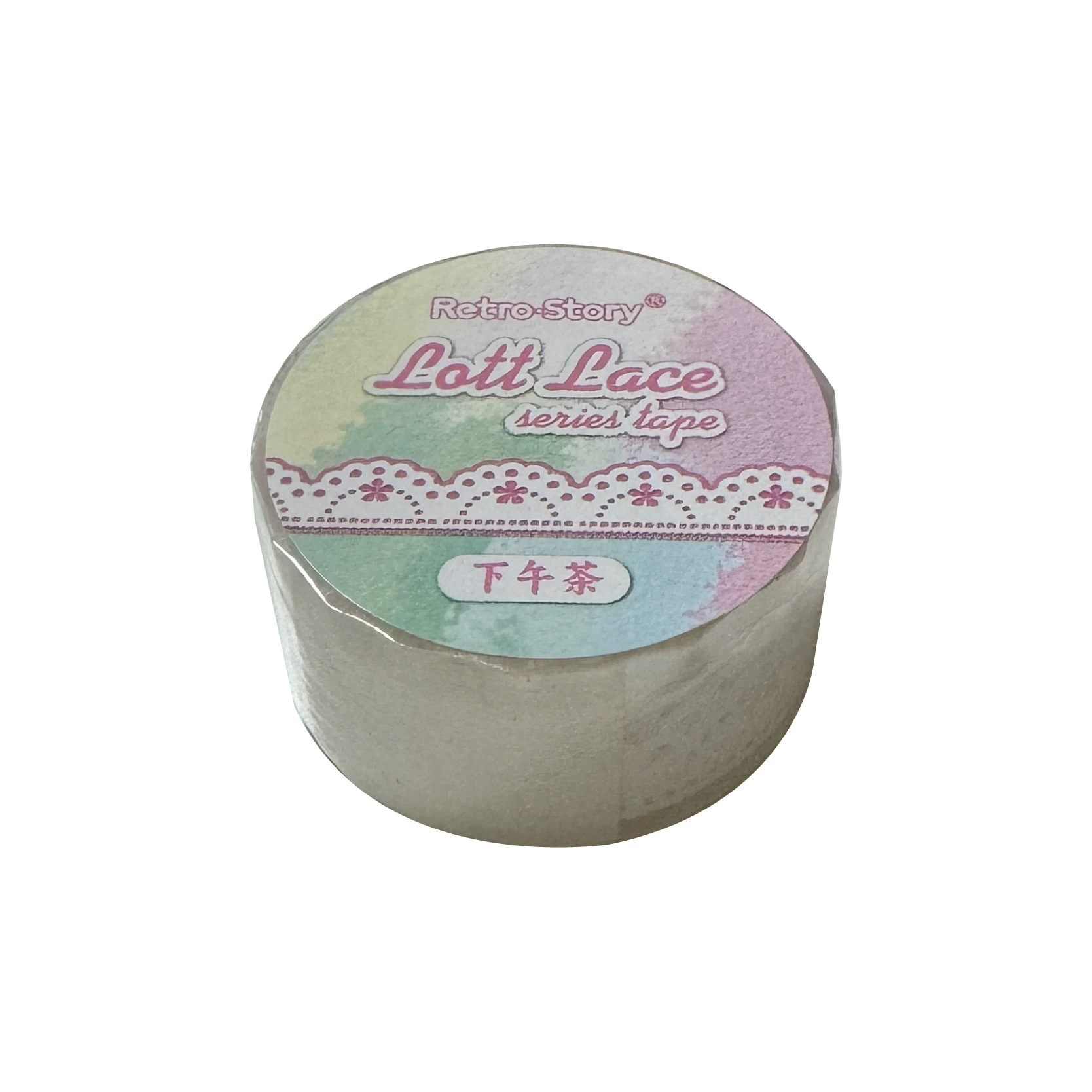 Retro Story Wind lace pocket tape ins lott lace series diy decorative landscaping material glue