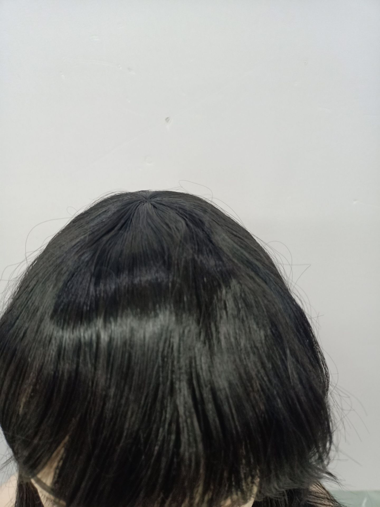 Europa y los Estados Unidos nueva fibra química pelucas de todo el mecanismo de pelucas medianas negras largas