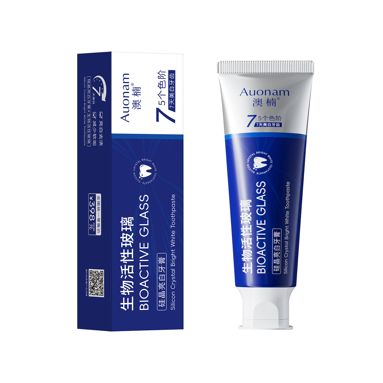 La pasta de dientes cristalina brillante y blanca, aliento fresco, elimina el olor, mejora la cavidad oral, elimina las manchas amarillas y mantiene una fragancia duradera y blanqueadora.