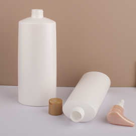 日用产品PET材质乳液瓶可按压泵头瓶洗护瓶包材厂对称斜肩乳液瓶