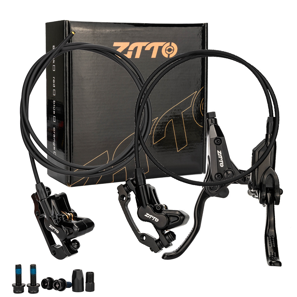 ZTTO Freno de aceite de cuatro pistones Plato de aceite de bicicleta de montaña Freno bilateral hidráulico Freno hidráulico Freno todoterreno