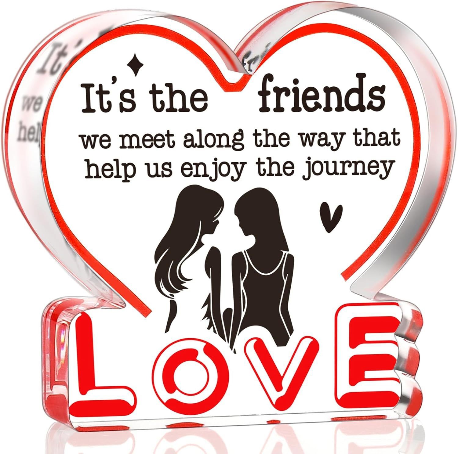 跨境亚马逊送给女性的有趣朋友礼物送给女性的友谊礼物亚克力摆件