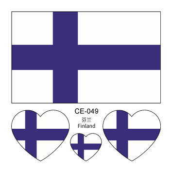 Colección completa de banderas nacionales Spot Juegos del Día Nacional Pegatinas de bandera de amor Pegatinas de tatuajes Pegatinas faciales impermeables para hombres y mujeres Pegatinas de actividad