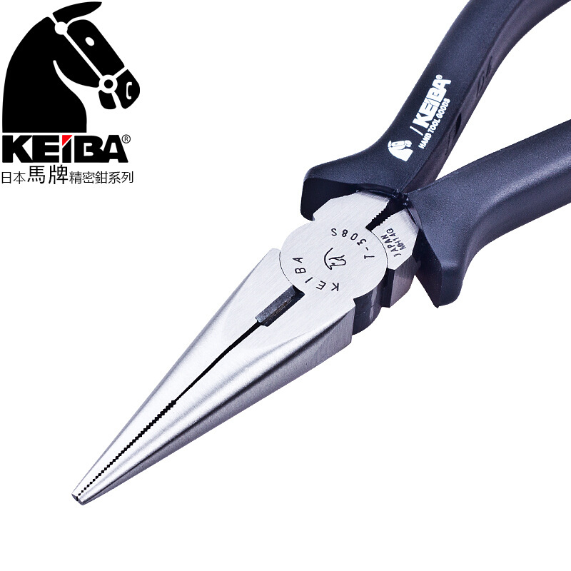 日本原装马牌(KEIBA)进口电工多用尖咀钳 尖嘴钳 压端子钳