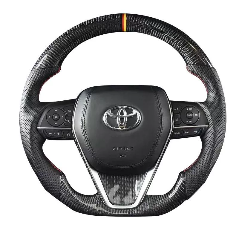 Подходит для Toyota Reiz Crown Camry Asia Dragon Corolla Ralink Alpha, карбоновая накладка на руль