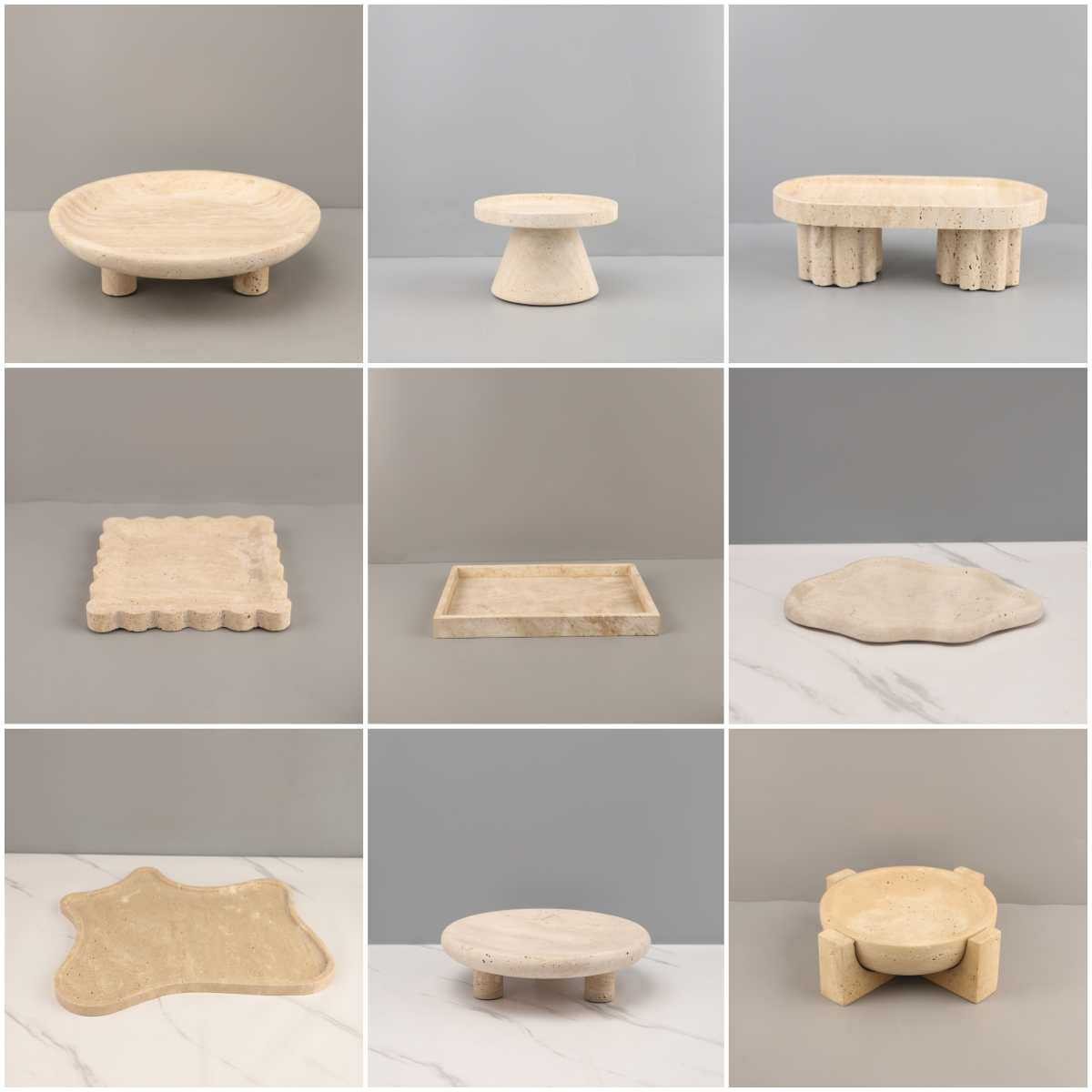 Geometric marble decorations for living room for home use