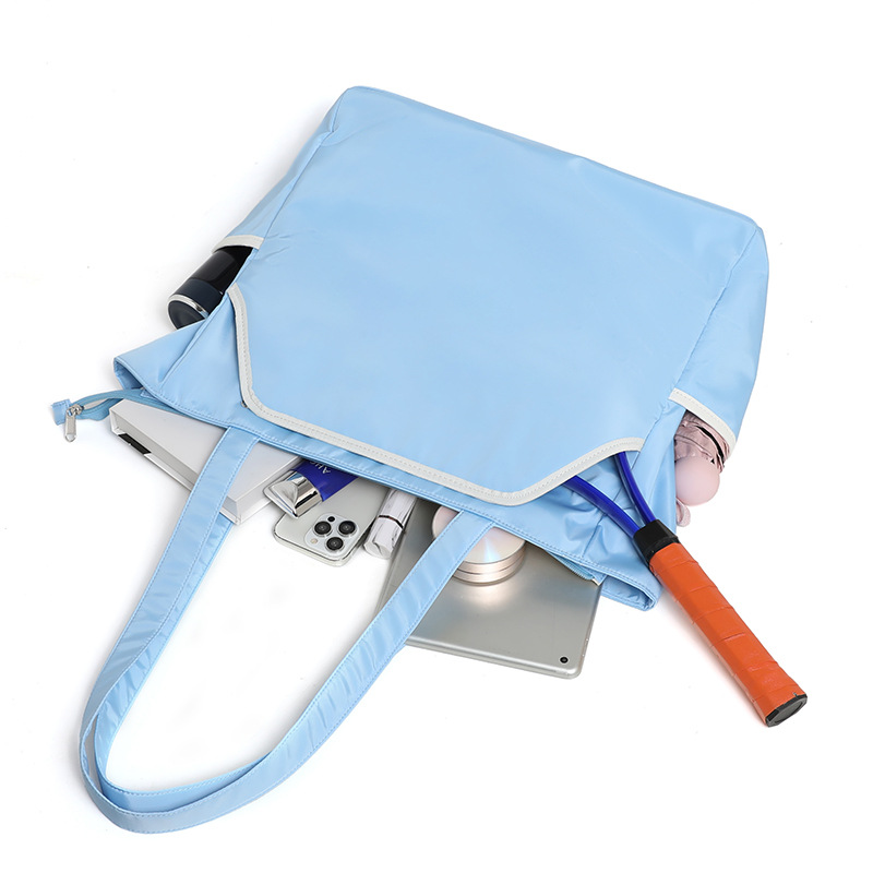 Bolsa de tenis bolsa de deportes al aire libre bolsa de pelota de juego de alto valor facial mujer hombro de gran capacidad un hombro bolsa de bádminton