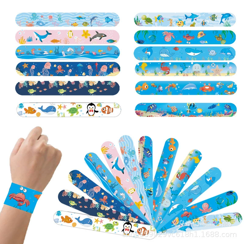 Морские животные хлопают браслет подводный мир серии Детская вечеринка украшение браслет