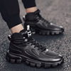 Men's demi-season warm high footwear, trend sports shoes for leisure, 2023 collection