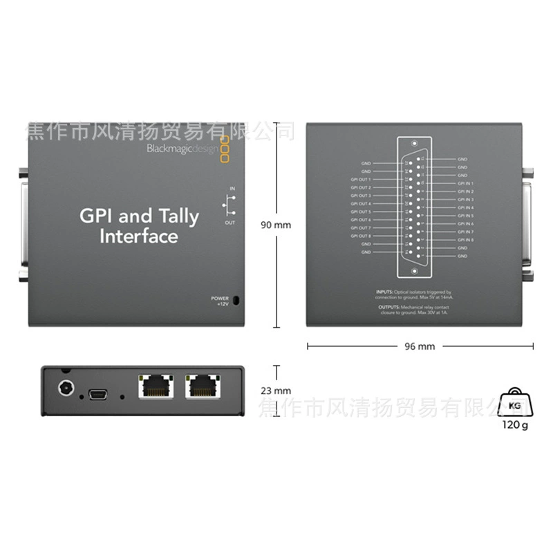 Черная Магия Blackmagic BMD GPI и Tally Интерфейс