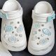 Xiaohongshu Fresh Mint Green Starfish Pearl Shell Hole Shoe Set DIY Shoe Flower Upper Decoration Shoe Flower Buckle