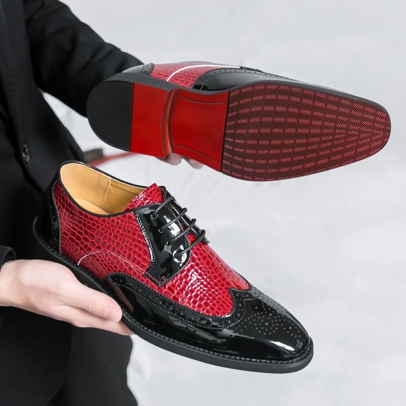 Men's Genuine Leather Formal Shoes With Height Increase For Men_voghion.com