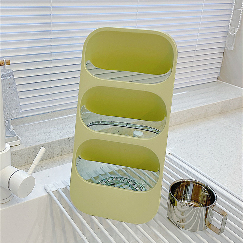 특대형 [클리어 라임 그린] 수납공간, 배수 및 통풍