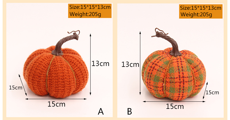 Halloween Pumpkin Cloth Party Ornaments display picture 3