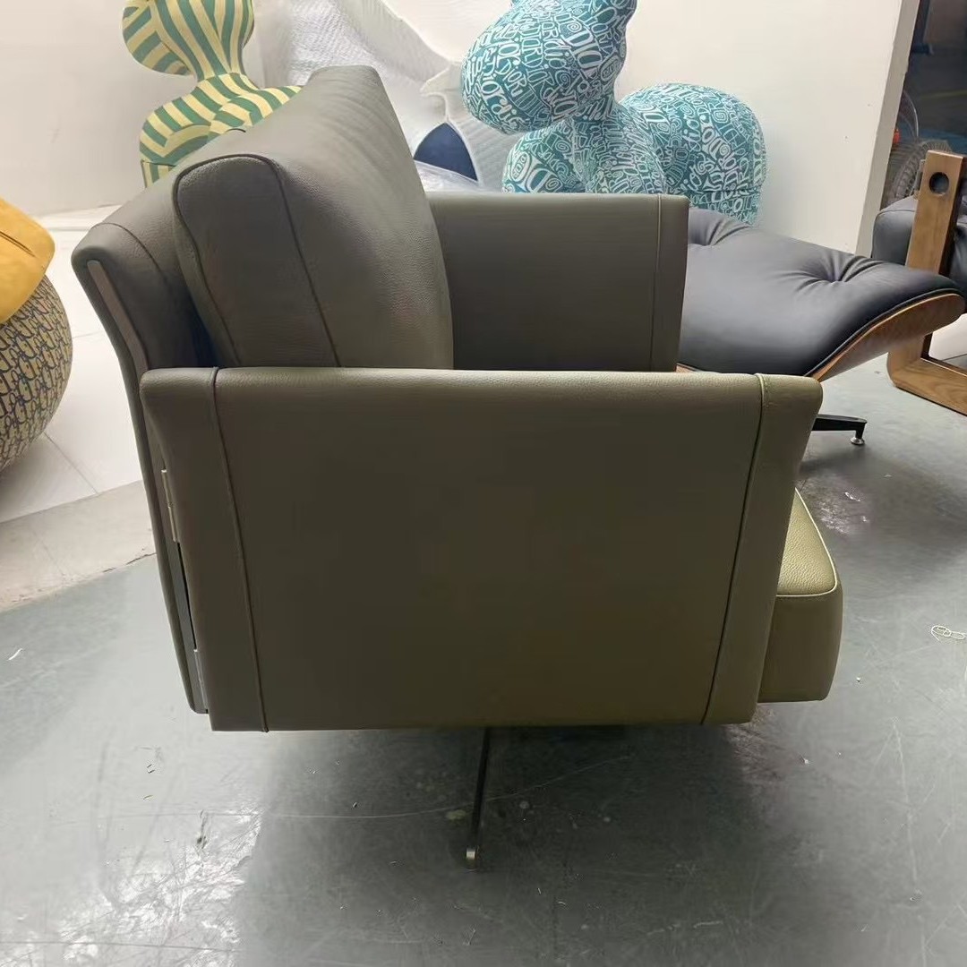 Silla nórdica de sofá individual, sofá perezoso, silla de ocio de hierro de lujo ligero italiano, silla de tigre de sala de estar de apartamento pequeño simple
