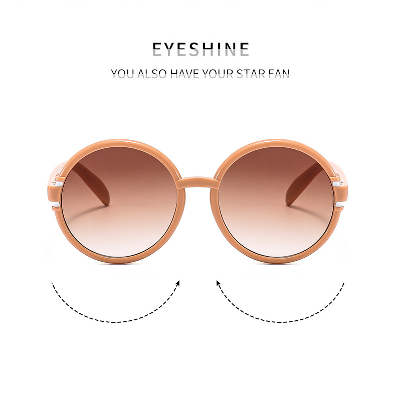 Round Frame Glasses Style Daily Occasion Fashion Leopard Ac UV400 Protection Round Frame Patchwork Full Frame Women's Sunglasses
