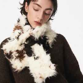 皮草;围脖;女士单肩包