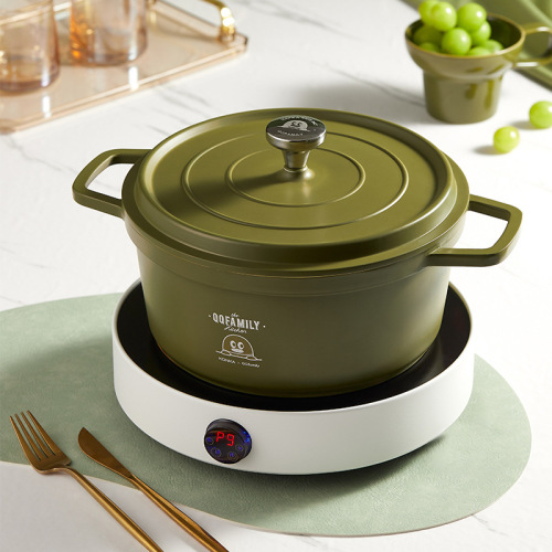 Konka Soup Pot Home Kitchen Stew Pot Hot Pot Non-stick Enameled Pot QQ Co-branding Gift Box Packaging Stew Pot