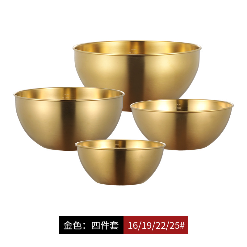 Juego de 4 piezas de oro