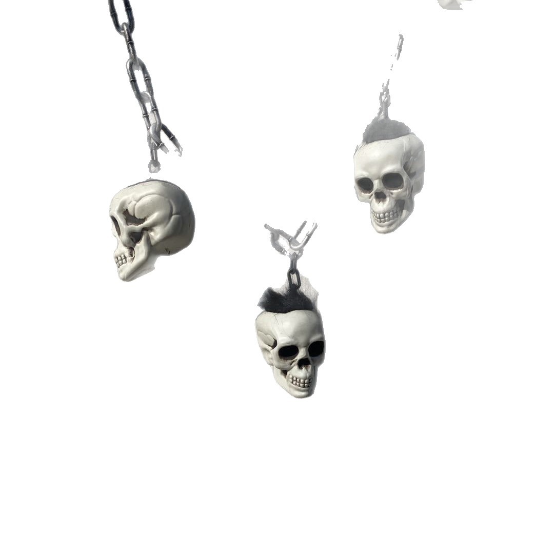 Guirnalda de Calaveras de Halloween de Plástico para Bar y Casa Embrujada image 5