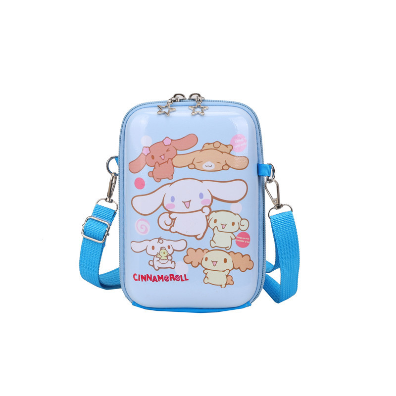 Creativo y simple 2025 nueva tendencia de moda bolso de cáscara de huevo para niños bolso de mensajero de hombro fresco y dulce para mujer de dibujos animados