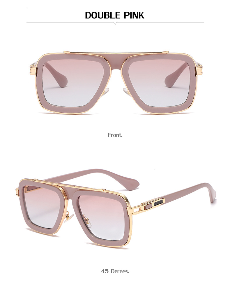 60g Weight Full Frame Glasses Structure Sunglasses Classification PC, UV400 Protection Lens Material Square Glasses Style Travel, Fishing Occasion Solid Color Pattern All Seasons Season Women's Gender Casual, Elegant, Lady Style Grey Color Casual Elegant Lady Solid Color PC UV400 Protection Square Full Frame Men's Sunglasses 23