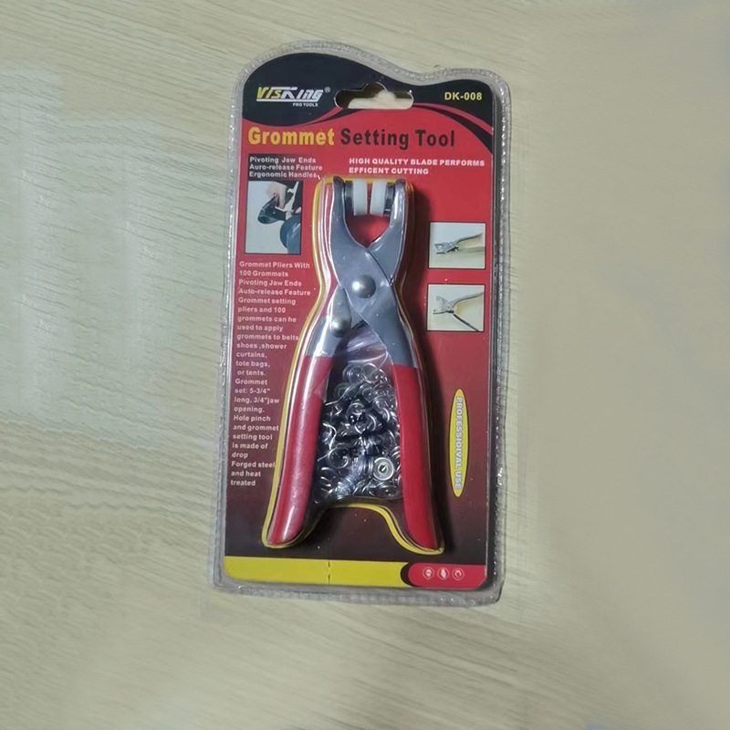 Herramienta de instalación de ropa de bebé, hebilla de cinco garras, alicates de presión manual, herramienta de instalación de hebilla de cinco garras de 9,5mm, botón hueco