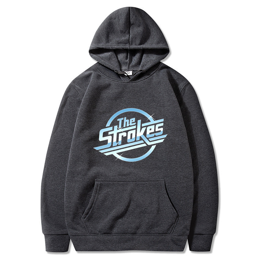 Strokes Hoodie Pullover Fashion Classic Hoodie Pullover Cozy