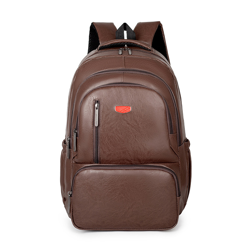 2025 nueva mochila de gran capacidad, color sólido, anti-salpicaduras de agua, ocio, mochila escolar para estudiantes de secundaria, mochila de viaje de negocios