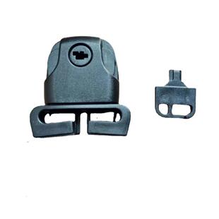 Factory direct quality assurance anti-lost bracelet with lock plastic buckle strong and durable with key