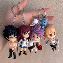 妖精的尾巴钥匙扣纳兹多拉格尼尔露西哈特菲利亚艾露莎动漫挂件饰