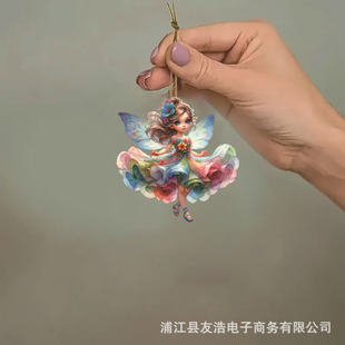 Hot cross-border acrylic pendant ornaments, portable carry-on small pendant, suitable for multi-occasion use