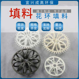 花环填料 ，拉西环，聚丙烯塑料污水处理滤料